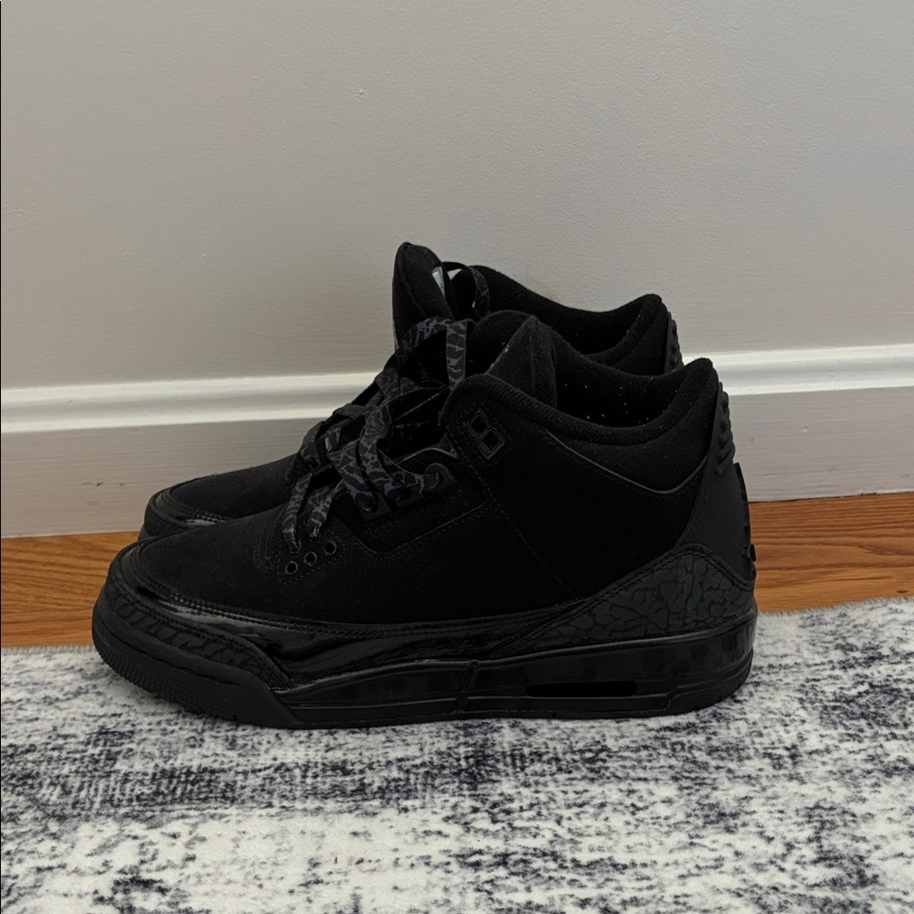 Black cat Jordan 3.